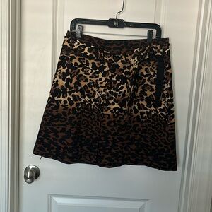 Ladies Cheetah skirt sz 10 by ETCETERA
